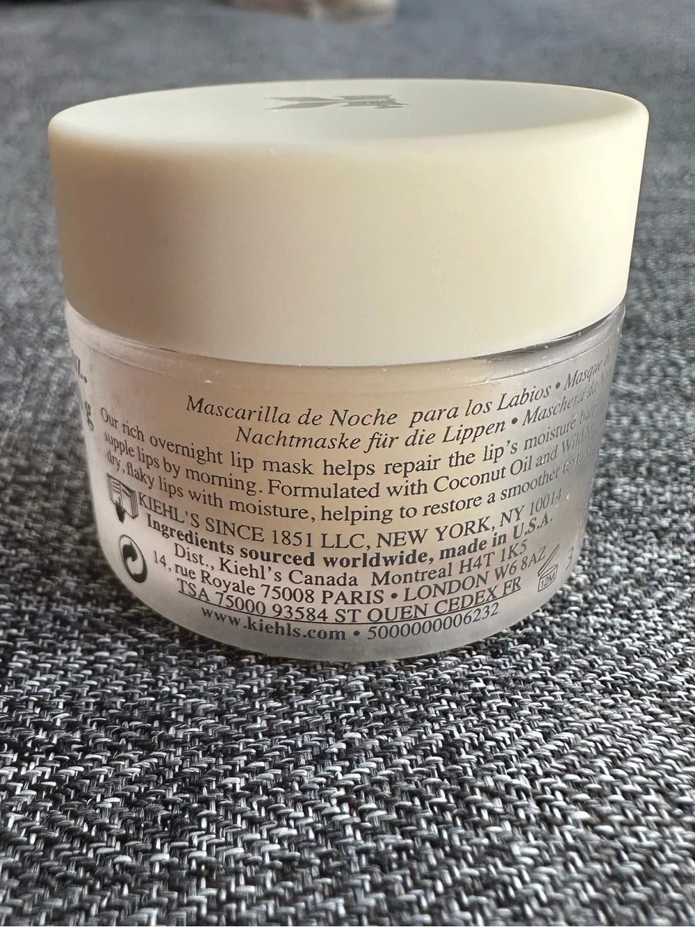 NEW Kiehl’s Buttermask For Lips Overnight Lip Treatment Coconut Oil .35oz SEALED